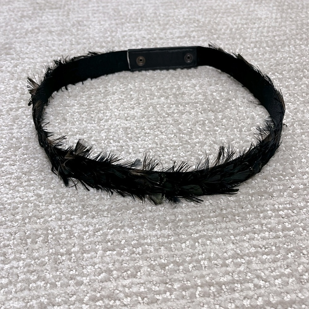 Zara Peacock Snap Adjustable Belt